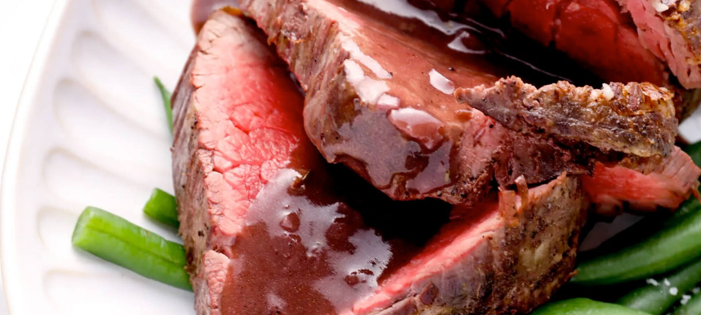 Roast Beef Tenderloin with Red Wine Sauce